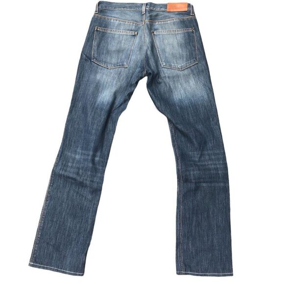Acne Studios Designer Jeans Max Shaved Size 31 Blue - Picture 3 of 14